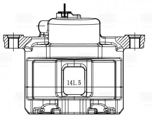 Суппорт торм. Opel Frontera A (91-)/B (98-) перед. прав. d=60мм (CF 211302) CF 211302 TRIALLI