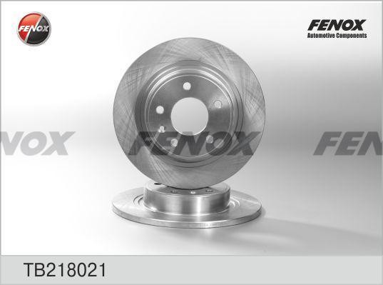 TB218021 диск тормозной задний!\ Chevrolet Cruze, Opel Astra J 1.6/1.8/1.7D/2.0C TB218021 FENOX