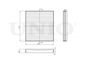 Фильтр салонный FLT-40137 UNIO