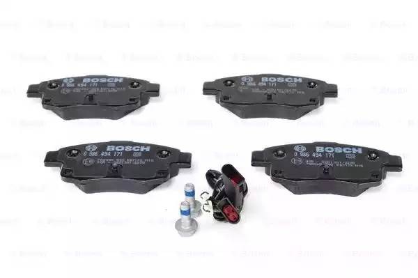 Колодки тормозные FORD Transit (06-) задние (4шт.) BOSCH 0 986 494 171 BOSCH