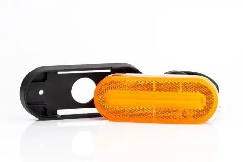 фонарь габаритный! жёлтого цвета, LED 126х51 с проводом 0.5м\ FT070ZLED FRISTOM
