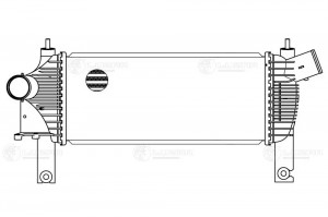 Интеркулер для а/м Nissan Pathfinder/Navara (05-) LRIC14EB LRIC14EB LUZAR