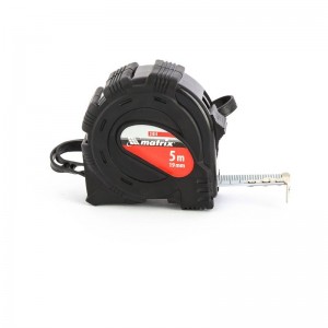 Рулетка 5м 19мм обрезиненный корпус MATRIX 31014 MATRIX