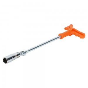 Ключ свечной с пластиковой рукояткой и карданом 16*350мм с резиновым фиксатором  ATAC022 AIRLINE