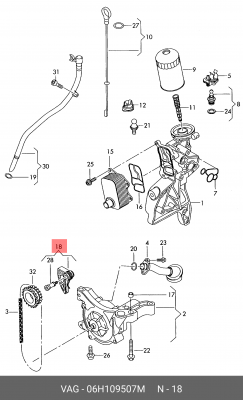 AUDI Q5 (2008>) 06H 109 507 M VAG