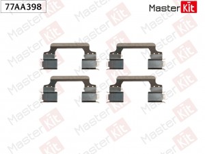 Комплект установочный тормозных колодок Land Rover RANGE ROVER III (L322) 2002 - 77AA398 MASTER KIT
