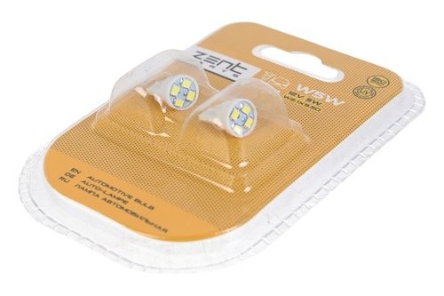 к-кт ламп! габаритные фонари LED (W5W)  (блистер 2шт.) Z09001 ZENTPARTS