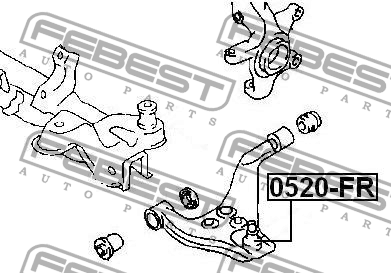 Опора шаровая 0520-FR 0520-FR FEBEST