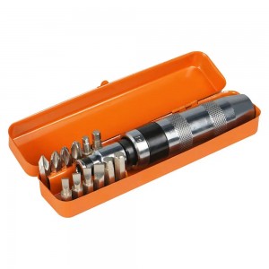 Отвертка ударная AIRLINE с битами-вставками 5/16" 15 предметов ATIHS01 AIRLINE