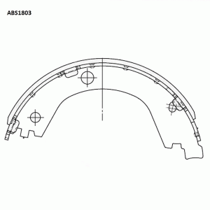 Колодки тормозные ГАЗель Next-C41R92 дв.CUMMINS ЕВРО-5 стояночного тормоза компл ABS1803 ALLIED NIPPON