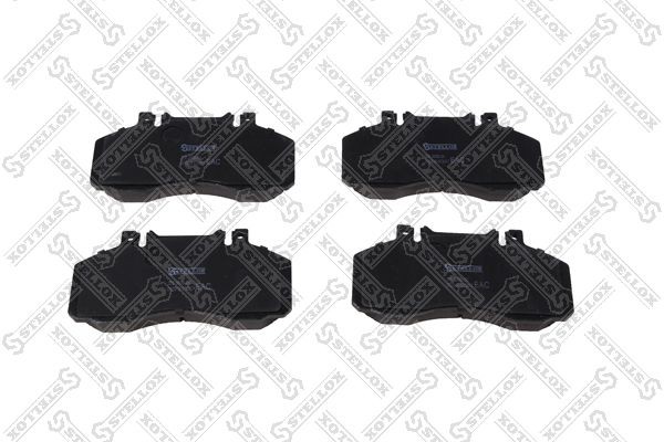 колодки дисковые п.! с антискрип. пл.\ MB 609/709/711/809/811/814 96> 175x85.5x2 256-000B-SX STELLOX
