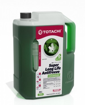 TOTACHI Super Long Life Antifreeze Green (4L) антифриз! концентрат зеленый\ 44305 TOTACHI