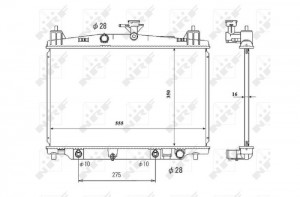 MAZDA 2 (2007>) 53850 NRF