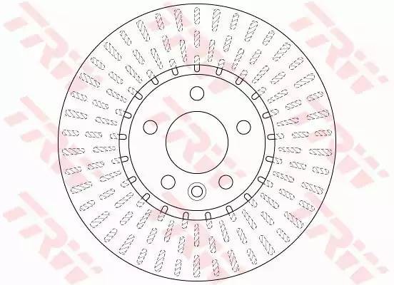 Диск тормозной передний VW TRANSPORTER V DF6499S DF6499S TRW