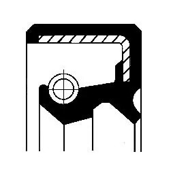 сальник полуоси!\ Daihatsu Terios 97> 19035146B CORTECO