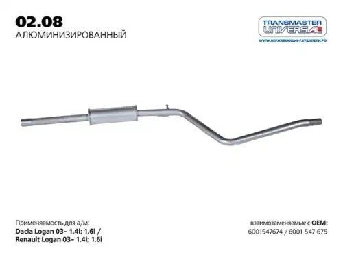 RENAULT LOGAN (2005>) 1.4-1.6 0208AL TRANSMASTER