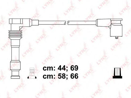 Провод высоковольтный OPEL Astra F (96-05),Vectra B (95-02) (1.4) комплект LYNX SPE8011 LYNXAUTO