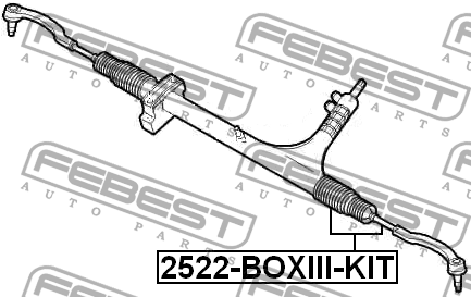 Тяга рулевая 2522-BOXIII-KIT 2522-BOXIII-KIT FEBEST
