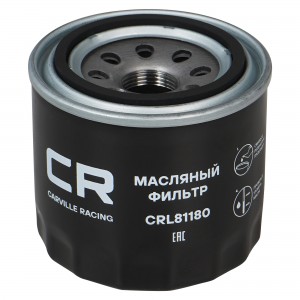 Фильтр масляный для а/м Hyundai Solaris (10-)/Kia Rio (11-) (масл.) (CRL81180) CRL81180 CARVILLE RACING