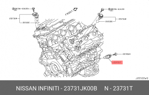 ДАТЧИК ПОЛОЖЕНИЯ КОЛЕНВАЛА 23731-JK00B 23731-JK00B NISSAN