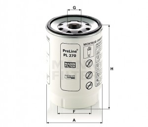 Фильтр топливный к PreLine PL270X PL270X MANN FILTER