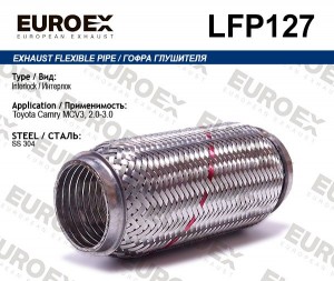гофра глушителя!Interlock\ Toyota Camry MCV3, 2.0-3.0 LFP127 EUROEX