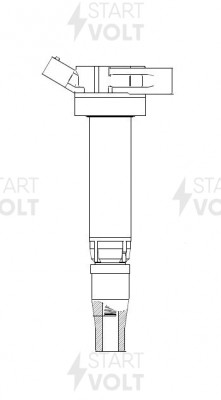 Катушка зажигания для а/м Lexus RX (15-) 3.5i (SC 1904) SC 1904 START VOLT