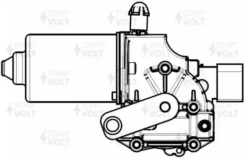 Моторедуктор стеклооч. для а/м Ford Transit (14-) VWF 1001 VWF 1001 START VOLT