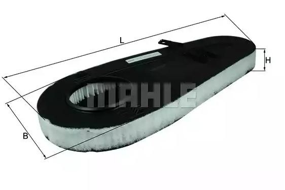 Фильтр воздушный BMW 5 (F07,F10,F11),7 (F01,F02) (N47/N57) MAHLE LX3598 MAHLE KNECHT