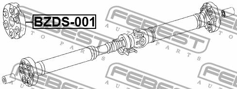 Муфта кардана BZDS-001 BZDS-001 FEBEST