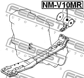 Опора двигателя NM-V10MR NM-V10MR FEBEST
