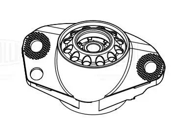 Опора амортизатора VW Polo Sedan (10-)/Rapid (12-) (задн.) (SA 1859) SA 1859 TRIALLI