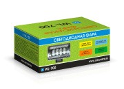 фара светодиодная! WL-700 2-режима (фара+ДХО), алюм.корп, IP67, 4+12 диодов, 780 5248 VYMPEL