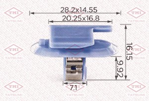 КРЕПЛЕНИЕ ОБШИВКИ OPEL TJB1230 TATSUMI