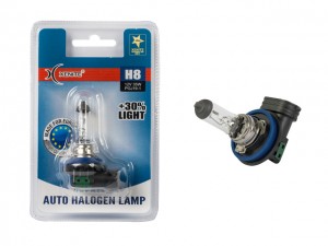 Лампа 12V H8 35W PGJ19-1 +30% 3200К блистер (1шт.) XENITE 1007091 XENITE