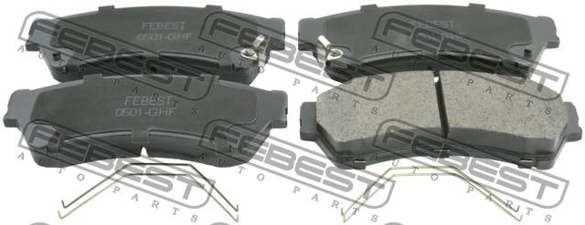 Колодки передние MAZDA 6 GH 2008-2013 0501-GHF 0501-GHF FEBEST