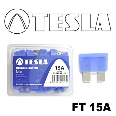 Предохран   15А штырьевой TESLA FT 15A.50 TESLA