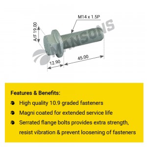 MAN 3-SERIE F2000 (1994-2001) M14x1.5x45 10.9 400.816 MANSONS