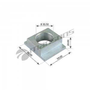 Втулка BPW пальца полурессоры (квадратная) MANSONS 300.100 MANSONS