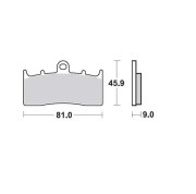 Колодки дисковые MCB736SV MCB736SV TRW LUCAS