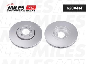Диск тормозной (серия PRO с антикоррозионным покрытием) AUDI A3/VW GOLF IV/SKODA K200414 MILES