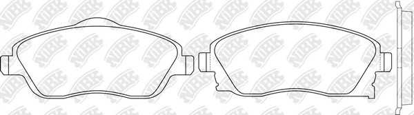 Колодки тормозные дисковые OPEL CORSA C 01/TIGRA B 04  PN0361 PN0361 NIBK