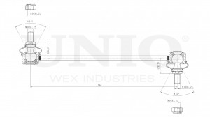 Стойка стабилизатора передняя SSP-50059 UNIO