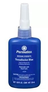 Фиксатор резьбы средней фиксации синий (6-20мм -54С/+150С) 50мл PERMATEX 24250 PERMATEX
