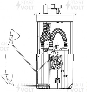 Модуль топливного насоса SFM 1406 START VOLT