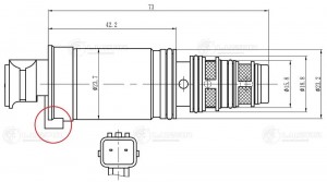 клапан регулирующий компрессора!\ Opel Astra J 10> LCCV 2102 LUZAR