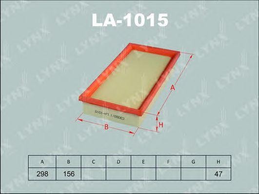 фильтр воздушный!\ VW Polo, Skoda Fabia, Seat Cordoba/Ibiza 1.2/12V 01> LA-1015 LYNXAUTO