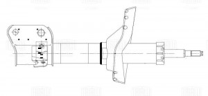 Амортизатор Subaru Forester (02-) (стойка) пер. лев. (AG 22152) AG 22152 TRIALLI