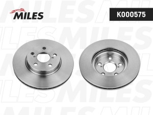 Диск тормозной передний D260мм. TOYOTA AVENSIS 1.6-2.0 97-03 (TRW DF4046) K00057 K000575 MILES