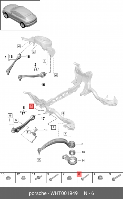 БОЛТ WHT001949 WHT 001 949 VAG